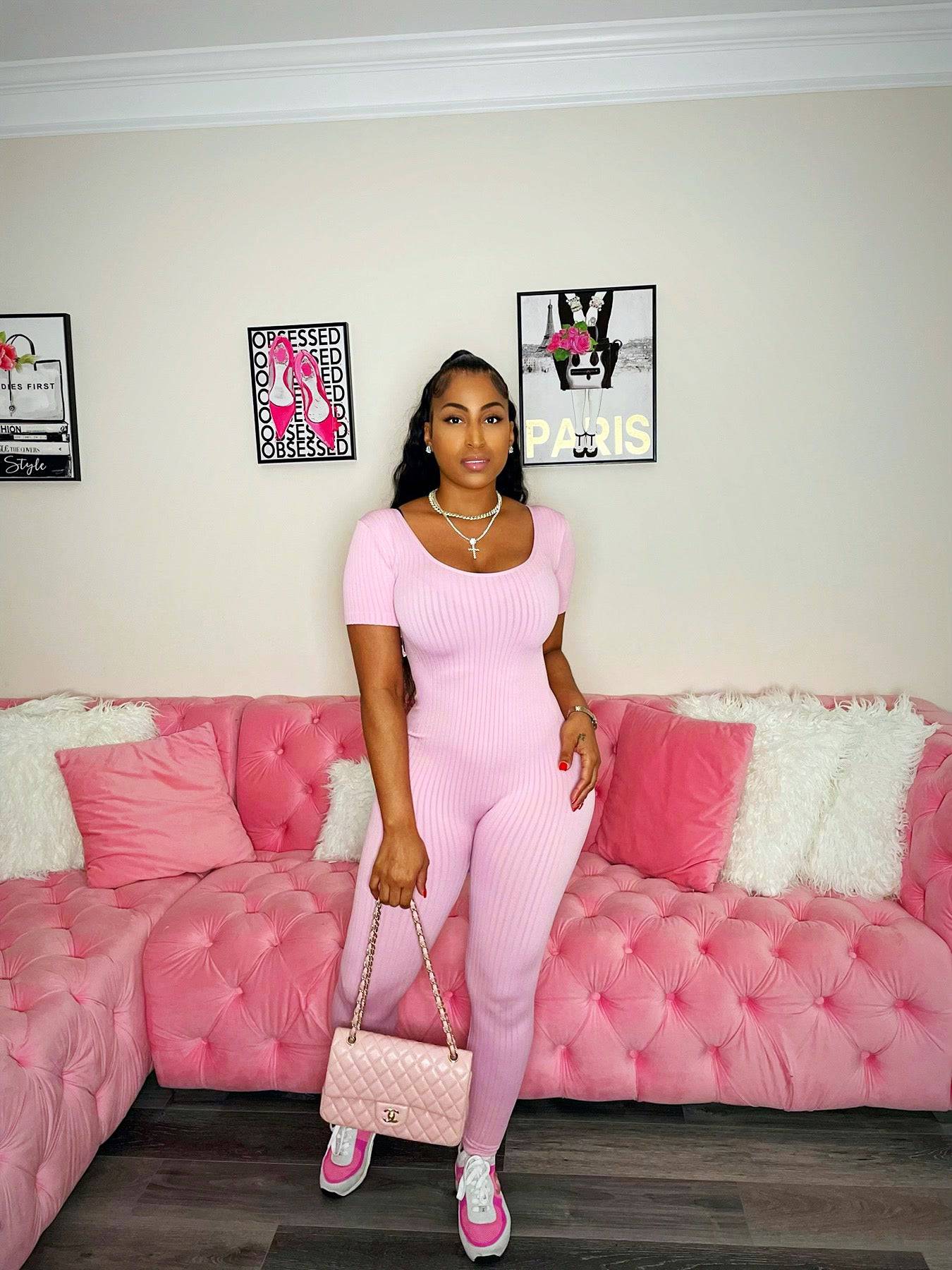 Not The One Jumpsuit Pink - Shop NSJ Collection