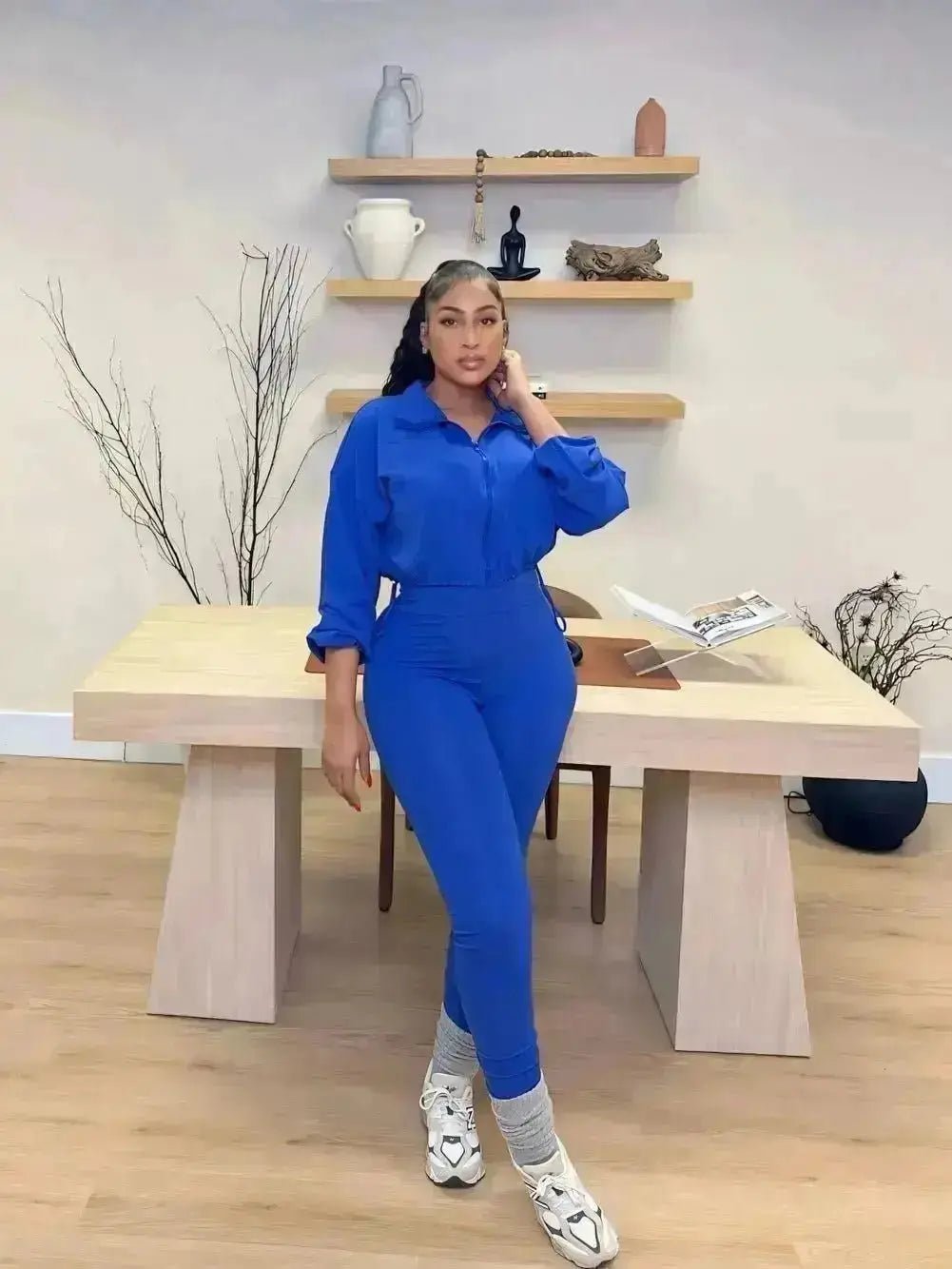 Come Talk To Me Set Color Blue - Shop NSJ Collection