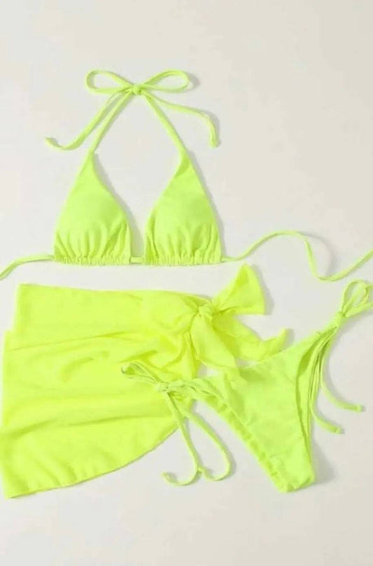 Bahama Mama Swimset Lime Green - Shop NSJ Collection