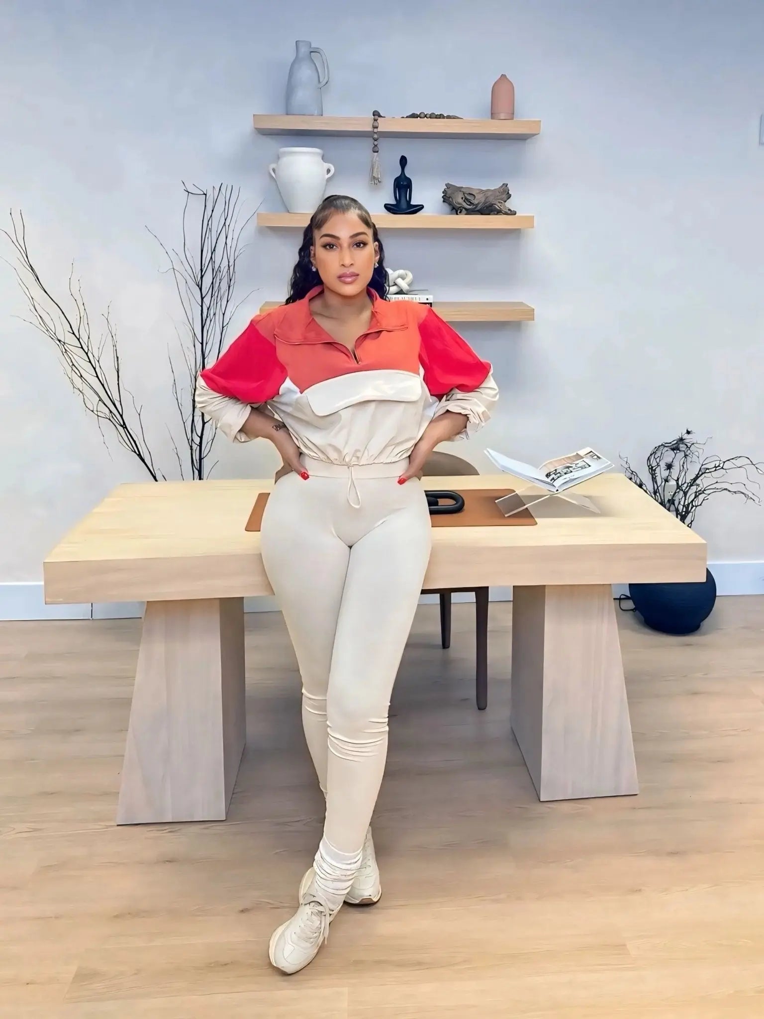 Come Talk To Me Set Color Block - Shop NSJ Collection