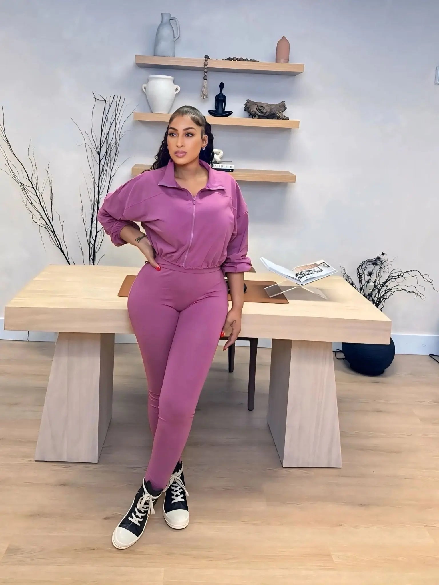 Come Talk To Me Set Magenta - Shop NSJ Collection