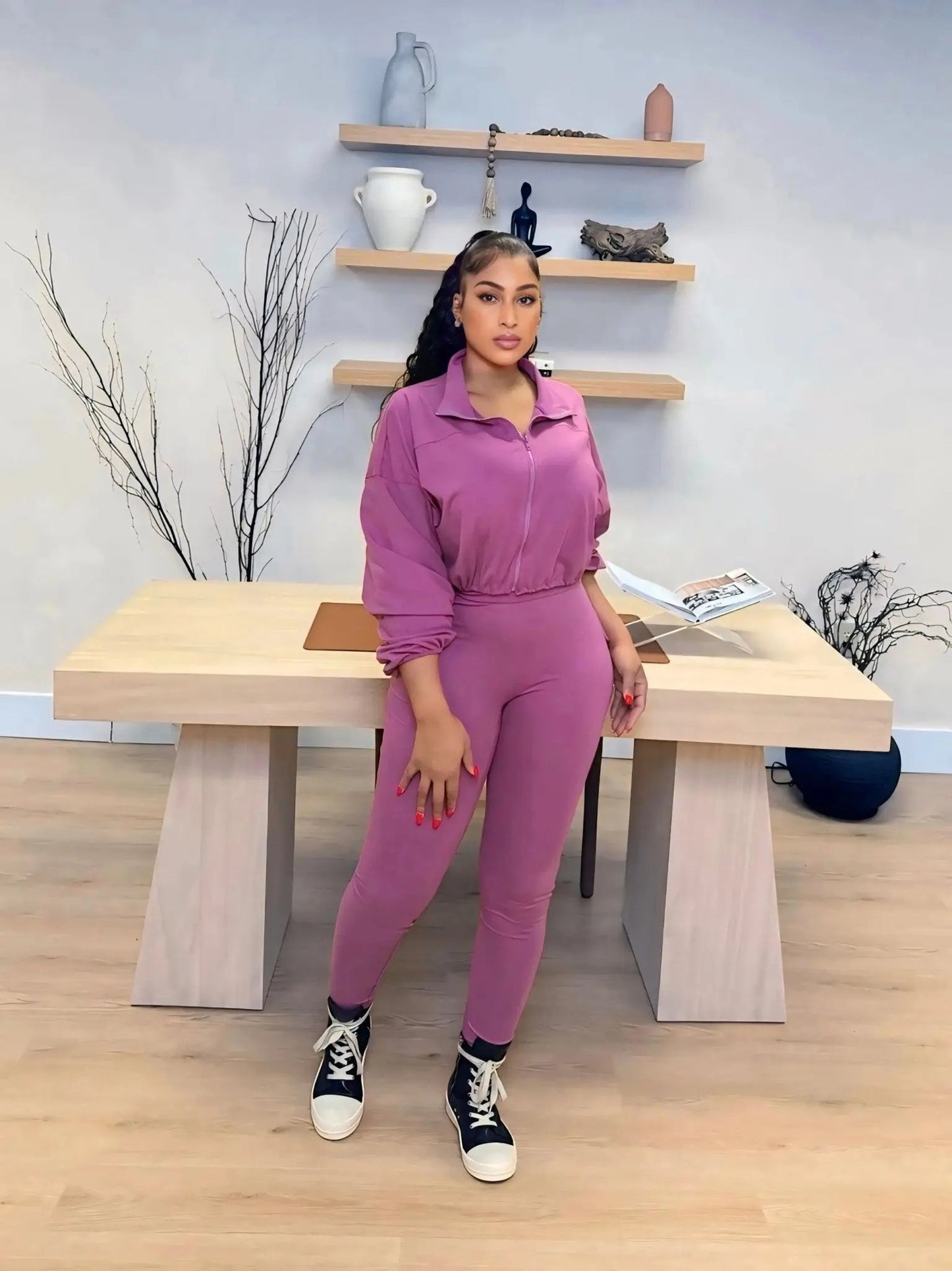 Come Talk To Me Set Magenta - Shop NSJ Collection