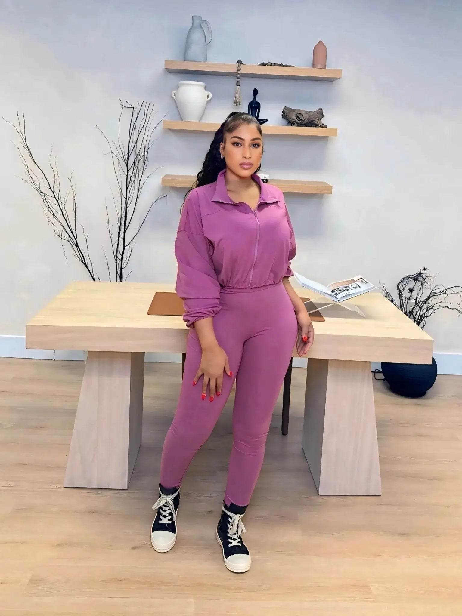 Come Talk To Me Set Magenta - Shop NSJ Collection