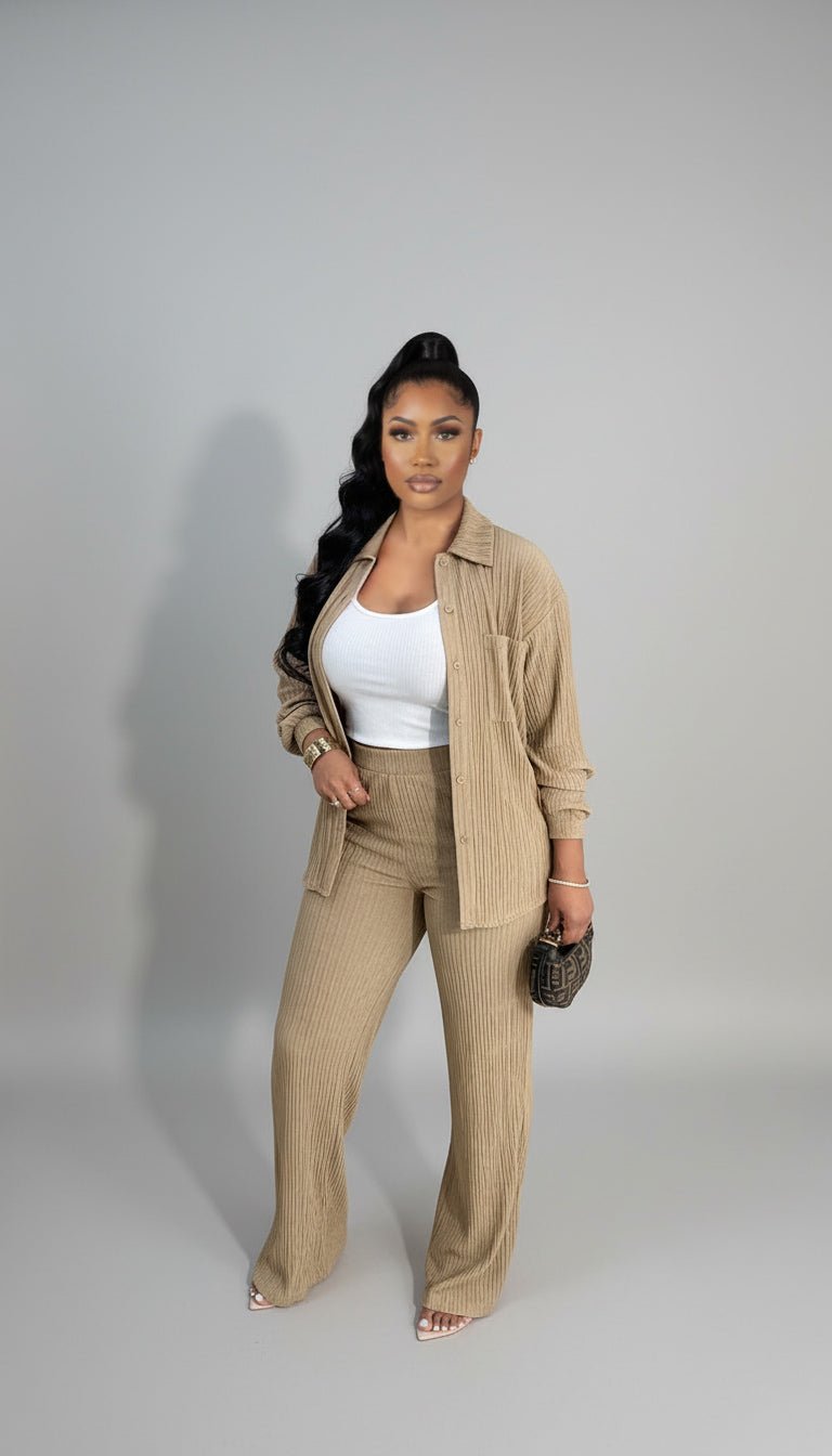 Something Chill Set Nude - Baddies Shop NSJ