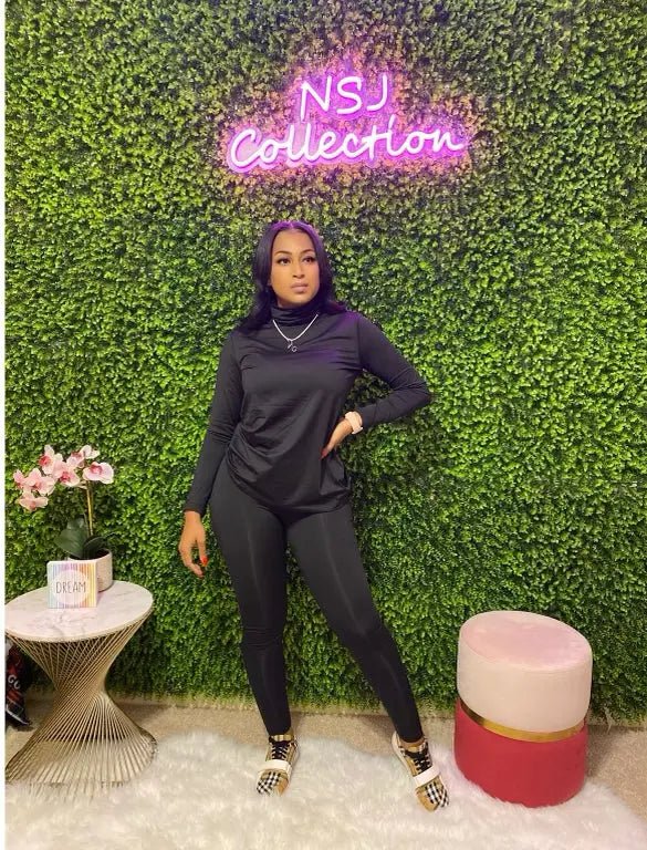 Vibe With Me Set Black - Shop NSJ Collection