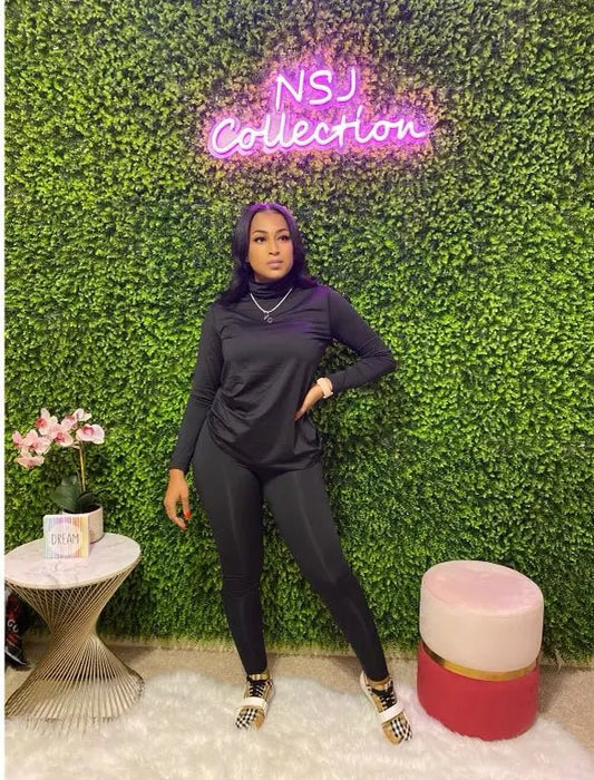 Vibe With Me Set Black - Shop NSJ Collection