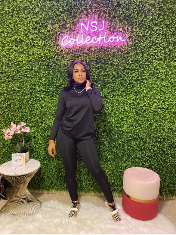 Vibe With Me Set Black - Shop NSJ Collection
