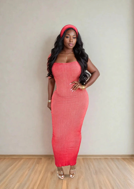 All Over Dress 2pc Red - Shop NSJ Collection