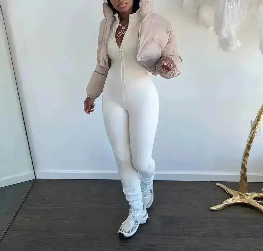 Baby It’s Cold Puffer Jacket Cream - Shop NSJ Collection