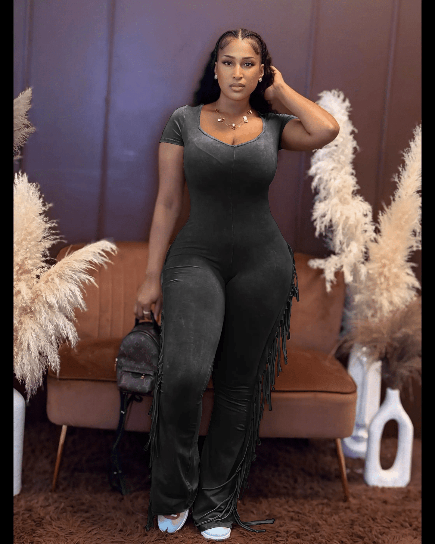 Cowboy Carter Jumpsuit Black - Shop NSJ Collection