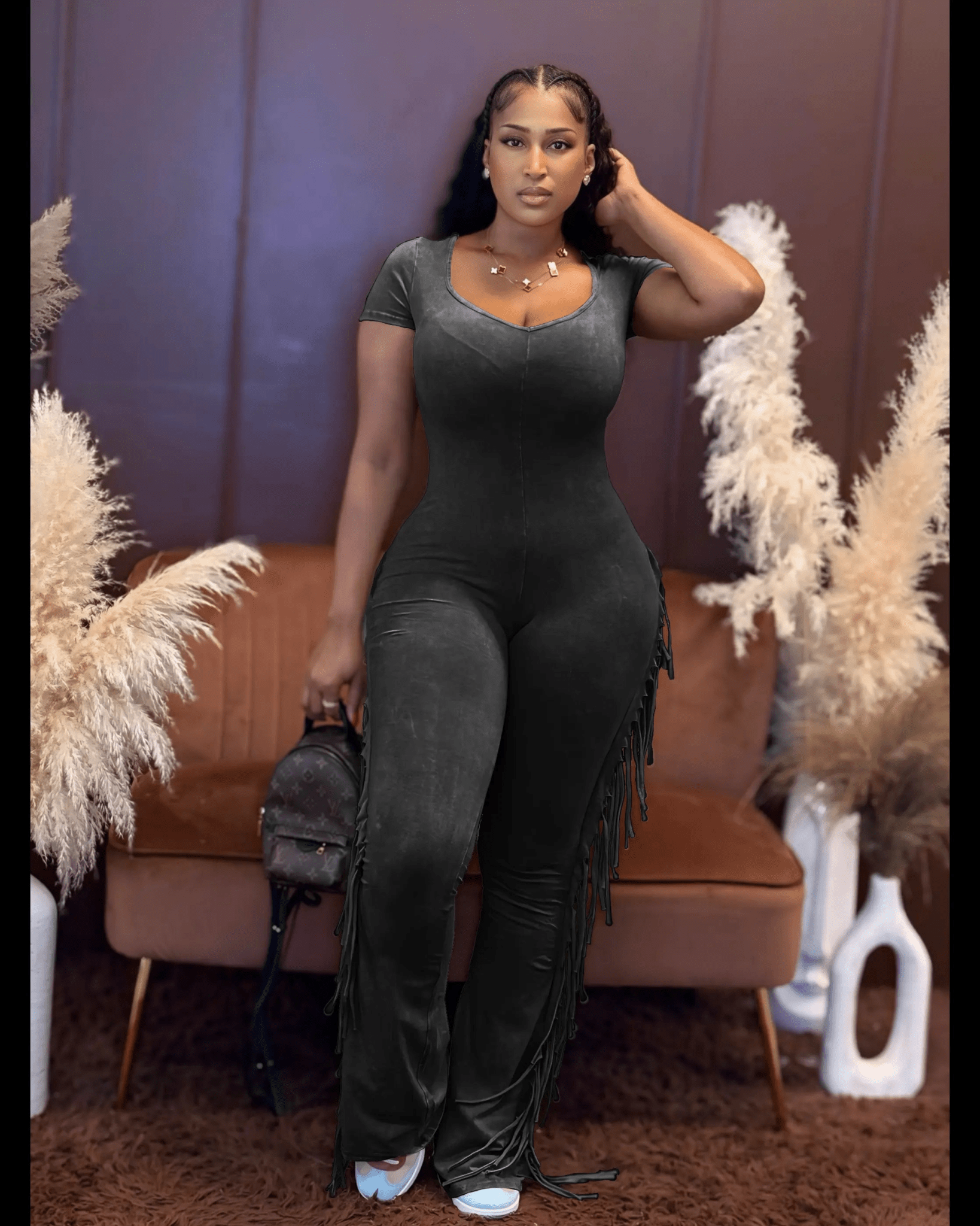 Cowboy Carter Jumpsuit Black - Shop NSJ Collection