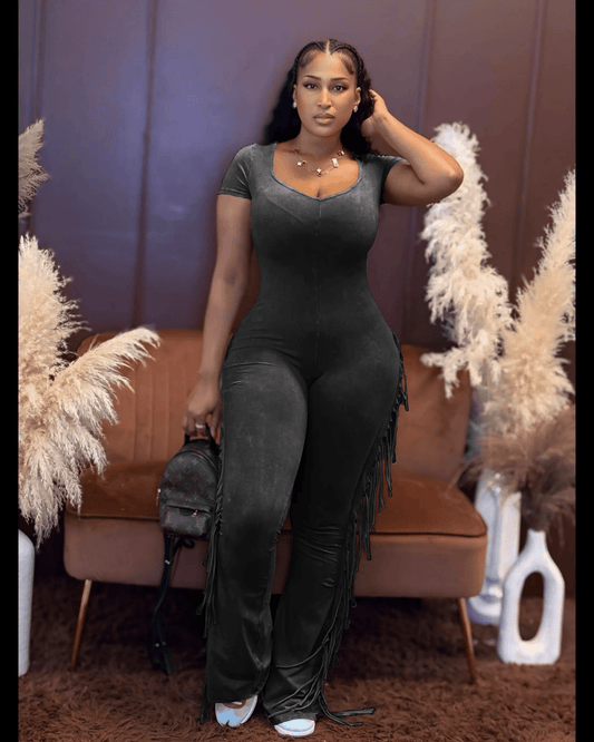 Cowboy Carter Jumpsuit Black - Shop NSJ Collection