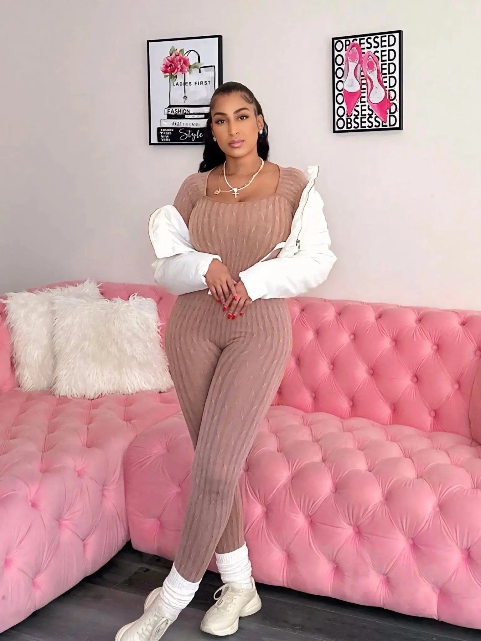 Stay With Me Puffer Crop Jacket - Shop NSJ Collection