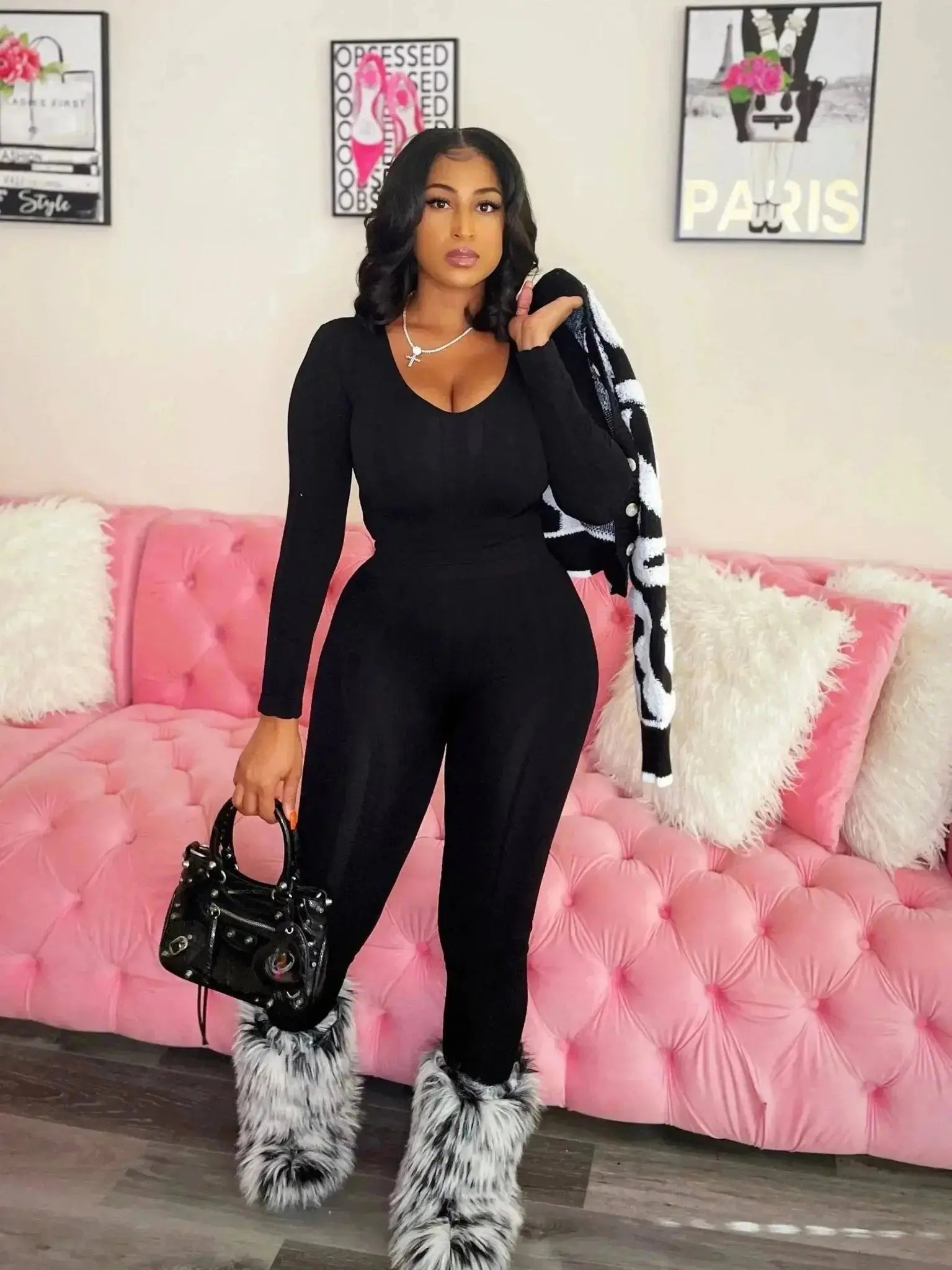 The Perfect Legging Set Black - Baddies Shop NSJ