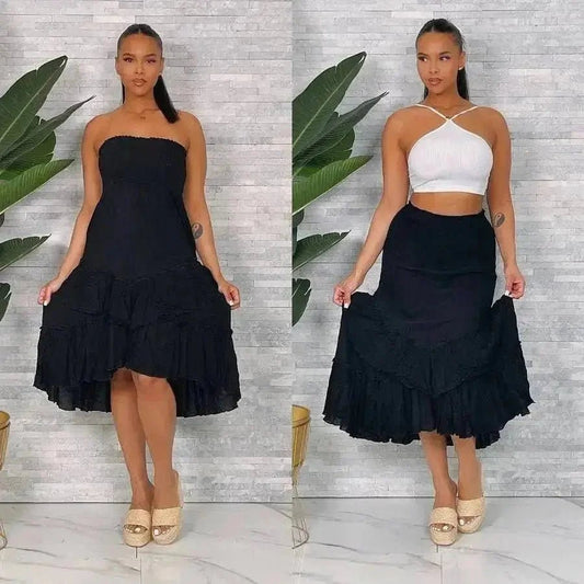 Versatile Dress/Skirt Black - Shop NSJ Collection