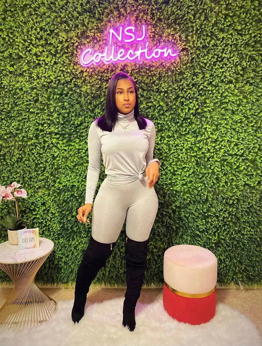 Vibe With Me Set Gray - Shop NSJ Collection